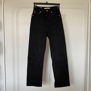 Levi’s Black Ribcage Jeans